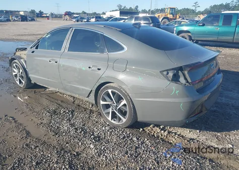 2021 Hyundai Sonata Sel Plus from USA, damaged, VIN 5NPEJ4J25MH065896
